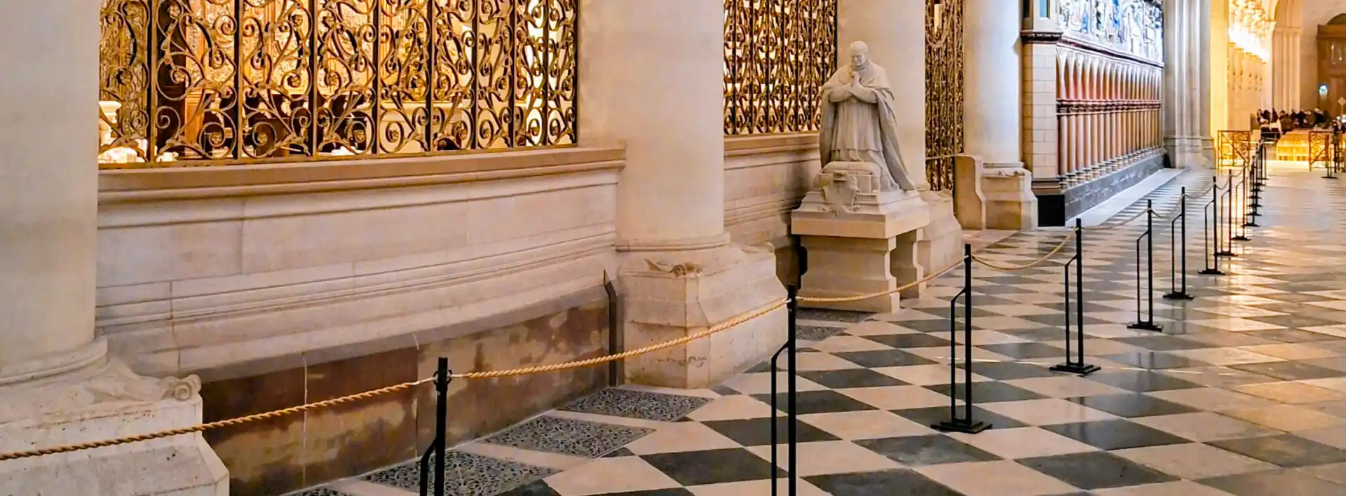 Nos sandows au choeur de Notre-Dame